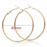 40mm 60mm 70mm 80mm Exaggerate Big Smooth Circle Hoop K&otilde;rvar&otilde;ngad Brincos Simple Party Round Loop K&otilde;rvar&otilde;ngad Naistele Ehted 40mm