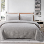 Crystal Velvet lamineeritud puuvillane voodikate Tepitud Euroopa vabaaja kate Kodu voodipesu 240*250cm