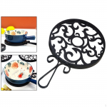 Rauast alusn&otilde;u kuumakindel, dekoratiivne, vintage, rustikaalne, raskeveokitega s&ouml;&ouml;gilaud lace large