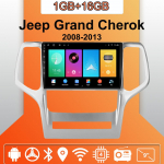 Android Carplay autoraadio Jeep Grand Cherok 2008-2013 jaoks multimeediam&auml;ngija peaseade stereo GPS-navigatsioon BT WIFI 2+32GB 1+16GB