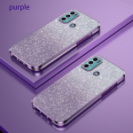 Luksuslik gradiendiga s&auml;delev &uuml;mbris Motorola Moto G60 G30 G20 G10 G22 G52 G50 G82 G32 G42 G22 5G silikoonist tagakaane G60s jaoks Moto G60 lilla