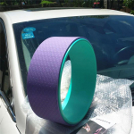 Tugev survekindel turvaline matt sisering jooga ratas pilatese ring abiratas jooga ring jooga ring roosa