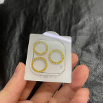 iPhone 13 12 mini 11 Pro Max Glitter Diamond Bling kaamera objektiivikaitse karastatud klaasist r&otilde;nga jaoks iPhone 13 kuld