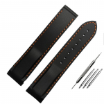 Klassikaline kaarjas liides Kummist silikoonist kellarihm 20mm 22mm Sobib Omega Seamaster GMT Diver 300 Speedmaster Seiko Hamilton kellarihm 22mm