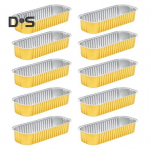 10 tk Alumiiniumfooliumist k&uuml;psetusplaadist pannid &Uuml;hekordsed t&ouml;&ouml;kindlad K&ouml;&ouml;k &Otilde;likindel plekkkarp BBQ Tool Ahju k&uuml;psetustarvikud 10 pcs