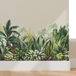 Plants Wall Decals Art Decor Easy to Peel, Modern Murals, Leaves Stickers for Sofa TV