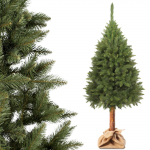 KADAX Choinka Na Pniu sztuczna 180 cm Świerk Naturalny 180 cm roheline