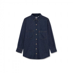 Levis n&ouml;&ouml;pkinnise kraega sirgete s&auml;&auml;rtega pikak&auml;eline teksajakk Naiste jakid Tume sinine A3372-0013 M