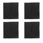 4 TK kulumiskindlad v&auml;listalla kaitsed kingadele tossud v&auml;listald kummist taldadel kleebised libisemisvastased isekleepuvad kleebised One Size sinine