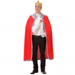 Kuninga keep Uus Halloweeni peokost&uuml;&uuml;m Cosplay peoks T&auml;iskasvanute kuningakate Punane lilla kuningakate Esituskost&uuml;&uuml;m punane