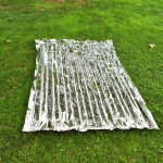 2TK &otilde;ues kaasaskantavad v&auml;ikesed matkatarbed Esmaabi tekk h&auml;daolukorras elluj&auml;&auml;mise tekk isolatsioonitekk p&auml;ikesekaitse tekk matk 130cm*210cm kuld