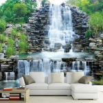 Mural Juga Loodusmaastik Foto Tapeet Elutuppa Magamistuppa Teleri Diivani Taustaseinale Seinamaaling Kodu Kaunistus 3D 200 cm(W) x 140 cm(H)