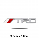 3D Mateli autokleebiste embleem TRD Sportsile Corolla Yaris Rav4 Avensis Auris Camry kere tagumise pagasiruumi saba kleebise stiil 9.6 x 1.8cm h&otilde;be