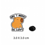 Capybara ja Yuzu emailiga tihvtid Kohandatud m&auml;rgid Loomade ehted kingitus s&otilde;pradele as the picture