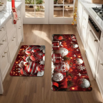 2 tk V&auml;simusevastased K&ouml;&ouml;givaibad J&otilde;ululumehelbed Veekindlad Libisemiskindlad Paksud Polsterdatud K&ouml;&ouml;gimatid Raskeveokitega Mugav Seismismatt K&ouml;&ouml;ki 40*60cm+40*120cm（2Pcs）