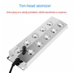 T&ouml;&ouml;stuslik 10 peaga pihusti ultraheli udu tekitaja difuusor udu &otilde;huniisutaja purskkaev tiik pihusti kasvuhoone h&uuml;dropoonika valge