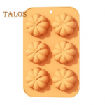 T&auml;nup&uuml;ha silikoonist koogivorm k&otilde;rvitsa langevate lehtede vormimiseks Korduvkasutatav painduv &scaron;okolaadivormi kuumakindel k&uuml;psetust&ouml;&ouml;riist s&uuml;gisese koristusteemapeoks D