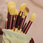 Li Jiaqi soovitatud ilumeigipintslite komplekt: Pehmed meigipintslid lauv&auml;rvi ja puuderpuudri jaoks, ideaalsed algajatele 13-piece bag brush