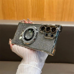 Luksuslik Magsafe Holde Glitter &uuml;mbris Samsung Galaxy A24 A55 5G A53 A54 S25 24 Ultra S23 FE S22 Plus S21 S20 p&otilde;rutuskindel l&auml;bipaistev kate Samsung S25 Ultra