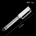 Roostevabast terasest paksendatud multifunktsionaalne puu- ja k&ouml;&ouml;giviljakoorija salat suhkruroog k&otilde;va naha kaabits koduk&ouml;&ouml;gi t&ouml;&ouml;riistad