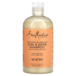 SheaMoisture, Curl & Shine Shampoo, Thick and Curly Hair, Coconut & Hibiscus, 13 fl oz (384 ml) beige