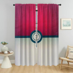 Partition P-pokemones Elegantsed Toakardinad Kaamera Varjutamiseks Blackout Kardin Kodu Sisekujunduse Kardinad 2 tk T&uuml;ll Magamistoa jaoks W86xH137cmx2pcs-CL