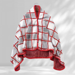 Mitmek&uuml;lgne sallitekk: A-t&uuml;&uuml;pi soe kahekihiline paks kontorikott 100x140 cm