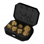 7 tk/komplekt LED-valgustusega t&auml;ringud Type-C laetavad helendavad mitmepoolsed t&auml;ringud Soe kuma D4