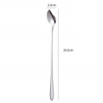 1 tk Pika varrega kohvisegamislusikas roostevabast terasest Creative Mango Segamislusikas magustoidu mahla teelusikas k&ouml;&ouml;gin&otilde;ud