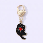 Armas multikas kassi v&otilde;tmehoidja metallist emailiga kassipoja v&otilde;tmehoidja naistele Trendikas k&otilde;rvaklappide &uuml;mbris ripats seljakott v&otilde;lusid kingitused