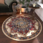 Retro &uuml;mmargune vaip Kodu Magamistuba Elutuba Diivan Diivanilaud Tuba Paks p&otilde;randamatt Vaip Tooli matt Diameter 120CM
