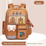 Capibara kerge ja mahukas seljakott 1.&ndash;6. klassi p&otilde;hikooli t&uuml;drukutele, selgroo kaitsega small