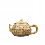 120ml vaskist Baifu teekomplekti dekoratsioon k&otilde;rgekvaliteediline retro reljeef Fu s&uuml;mbol v&auml;ike teekann hiina tee tarvikud