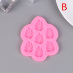 Ginkgo Pruun Monstera Vahtralehe Kook Silikoonvorm Fondant Kook Dekoor Seep Savi Vorm K&uuml;psetust&ouml;&ouml;riist Ise Tee K&ouml;&ouml;gitarbed 7.3*6.4cm
