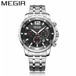 Meeste kvartskell &Auml;ri Multifunktsionaalne Vabaaja Luksuslik Veekindel Roostevaba Teras Kalender Spordikellad meestele h&otilde;be