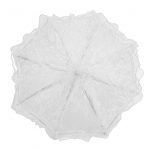 Pitsist p&auml;ikesevari k&auml;sitsi valmistatud pulma pruudi pitsist vihmavari elegantne dekoratiivne pitsist vihmavari valge