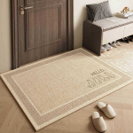 Linane sissep&auml;&auml;sumatt Kerge luksus Kootud vaip Wabi-Sabi sissep&auml;&auml;sumatt Jaapani uks Libisemiskindel sissep&auml;&auml;sumatt 60 * 90cm