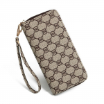 Moodne pikk, suure mahutavusega k&auml;ekott, millel on kvaliteetne ja kvaliteetne pikk rahakott One Size khaki