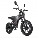 RANDRIDE DM711 elektrijalgratas, 20-tolline rasvarehv BikeEU laojalgratas, topeltmootor 500 W*2 20 Ah elektriline mustusratas, kahe ketaspiduriga Black