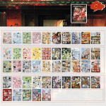 Loominguline disain Vintage v&auml;ljal&otilde;igete albumi ajakirja kleebis Kawaii Jaapani multifilmi koogi kirjatarvete kleebis DIY dekoorkleebis lastele kingitus