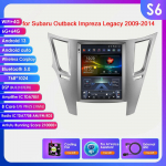 Ossuret 9.7 Android 13 Traadita Carplay Subaru Outback Impreza Legacy 2009-2014 jaoks GPS-i Stereo Autoraadio Intelligente Multimeediapleier 4G BT 2 Din S6 8Core 6G 64G AI