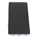 Ekraani vahetus Galaxy S10 Plus telefonile Originaal LCD-ekraan Puuteekraani digitaiseri komplekt sinine