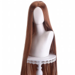 100cm Pikk Sirge Cosplay Parukas Keskmise Lahknemisega Keskmine Lahknemine Blond Roosa Punane Lilla Kuumuskindel S&uuml;nteetiline Juukseparukas One Size