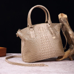 2025 Uus Naiste Kott Suure Mahutavusega V&auml;rviline Krokodillimustriga K&auml;ekott Moodne T&ouml;&ouml;le Minimalistlik &Otilde;lakott Kerge Mitmek&uuml;lgne Crossbody Kott beige
