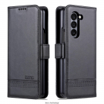 Deluxe Magnetic Adsorption Nahast &uuml;mbris Samsung Galaxy Z Fold5 / Z Fold 5 5G Flip Cover kaitse&uuml;mbrisele Fundas Coque