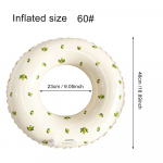 1 tk Tr&uuml;kiga Ujumisr&otilde;ngas Kaenlaalune R&otilde;ngas T&auml;ispuhutav Ujuv R&otilde;ngas PVC Paksendatud Ujumisr&otilde;ngas, Sobib Basseini Randa