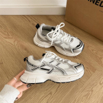 Paksutallalised kerged retro k&otilde;rgendavad pehmetallalised spordijalatsid naiste suvi 2025 uued mudelid n&auml;itavad jalgu v&auml;ikest Hongkongi stiili Pariisi isa kingad 35