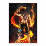 &Uuml;hes t&uuml;kis Anime Luffy plakatikunst pealuu seinakaunistus Prindid l&otilde;uendimaali seinapilt lastetoale Jaapani manga kodukaunistus ilma raamita 21*30cm