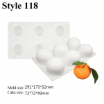 Puuvilja Mousse Koogivormid Apelsin &Otilde;un Pirn Mango Maasikas Durian Disain Silikoonist Koogivormid Magustoidu Kaunistamise T&ouml;&ouml;riistad