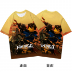 2025 MINISO Ninjago T-s&auml;rk Joonisfilm Anime Tr&uuml;kk Poiste ja T&uuml;drukute T-s&auml;rk Suvel Uus Stiil T&auml;navutrendid Laste R&otilde;ivad L&uuml;hikeste Varrukatega 100 kuld